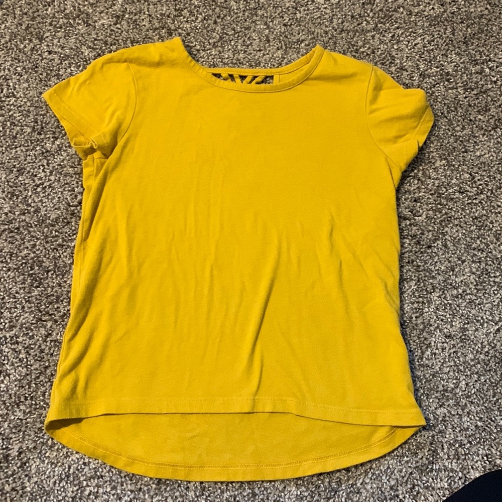 Yellow tee
